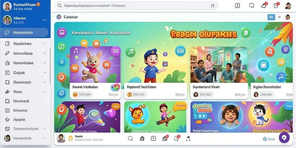 Aksi seru saat melawan bos yang menantang.